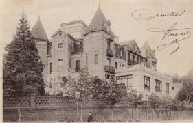 76 FORGES LES EAUX Cpa Animee Le Grand Hotel Du Parc - Forges Les Eaux