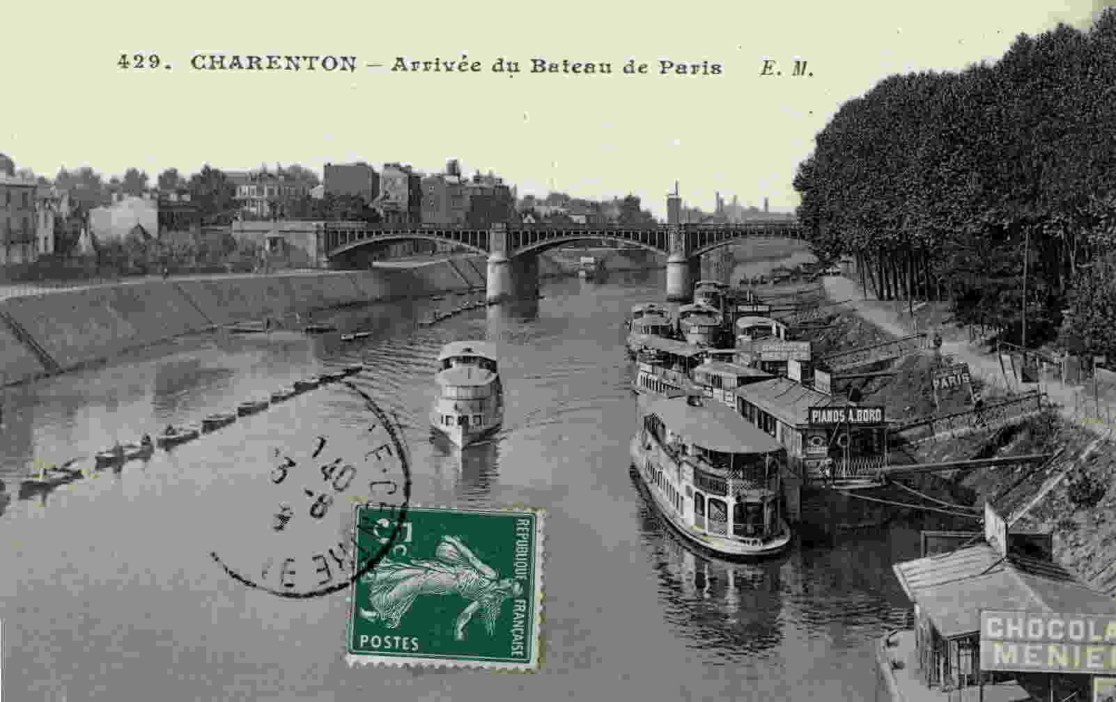CHARENTON - Arrivée Du Bateau De Paris - Charenton Le Pont