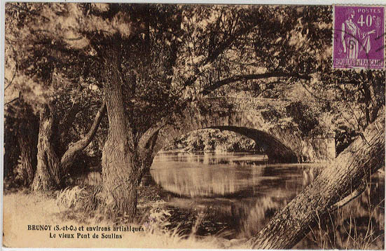 CPA-91-BRUNOY-LE VIEUX PONT DE SOULINS- - Brunoy