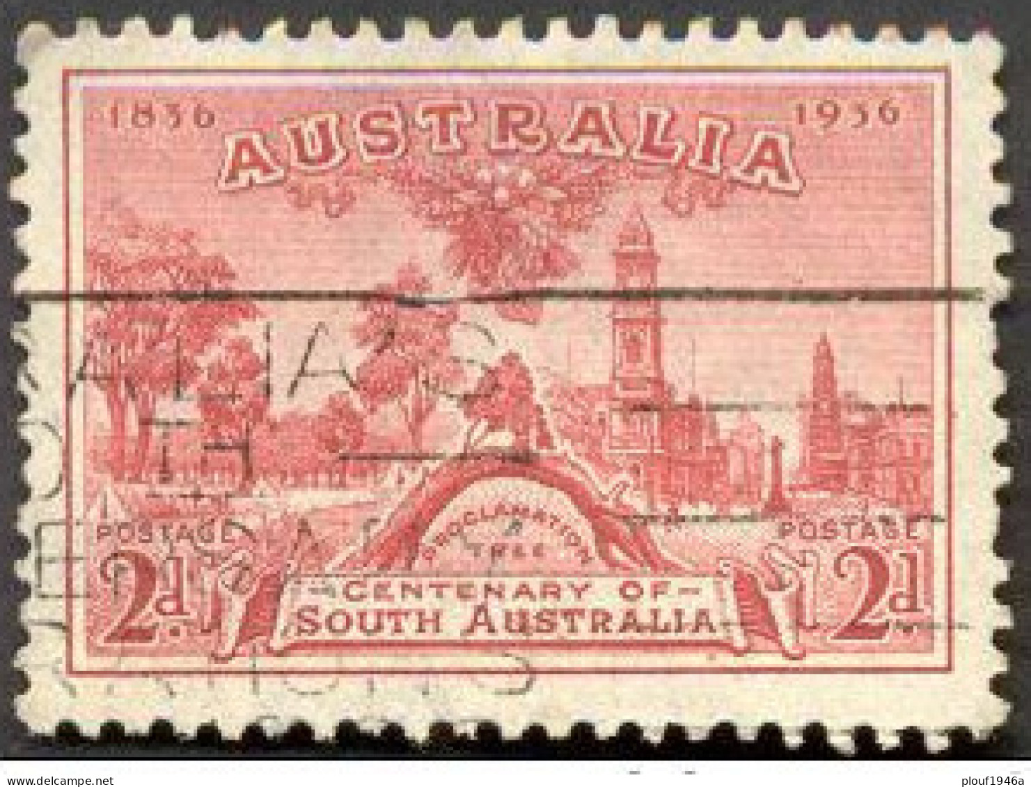 Pays :  46 (Australie : Confédération)      Yvert Et Tellier N° :  107 (o) - Used Stamps