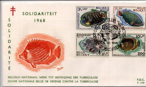 België FDC 1470-1473 St-Michiels - 1961-1970