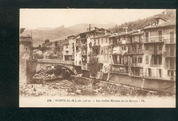 Sospel. Les Vieilles Maisons Sur La Bevera - Sospel