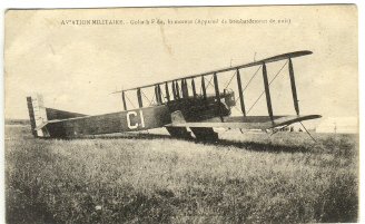 Avion Goliath F60 Bimoteur Bombardier De Nuit - Carte  écrite - 1914-1918: 1a Guerra