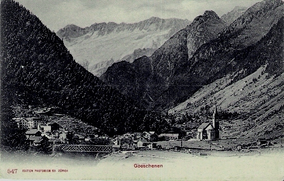 SUISSE - GOESCHENEN - PANORAMA - Göschenen