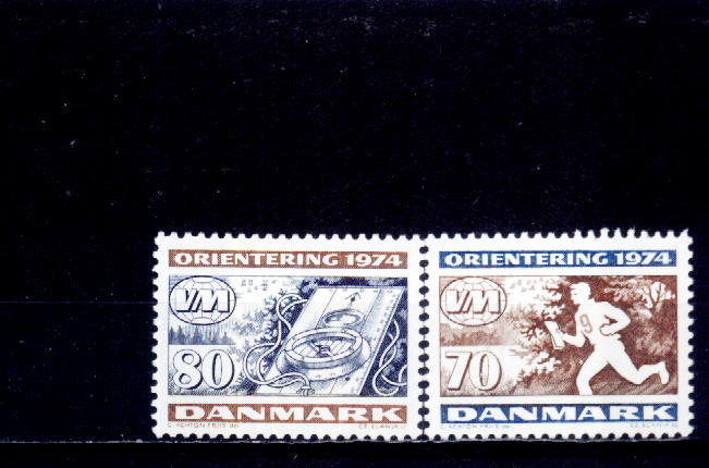 Danemark Yv.no.582/3 Neufs** - - Unused Stamps