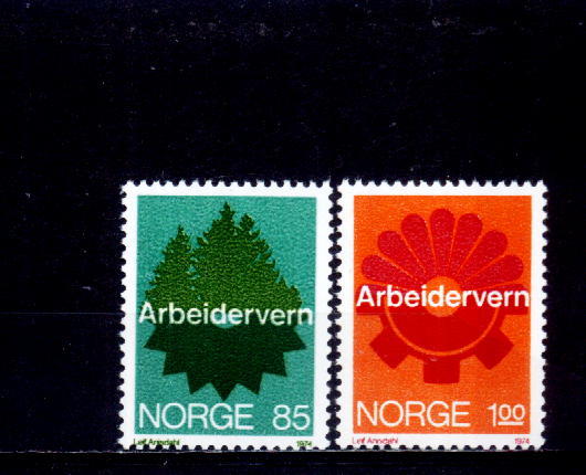 Norvege - Yv.no.641/2 Neufs** - Unused Stamps