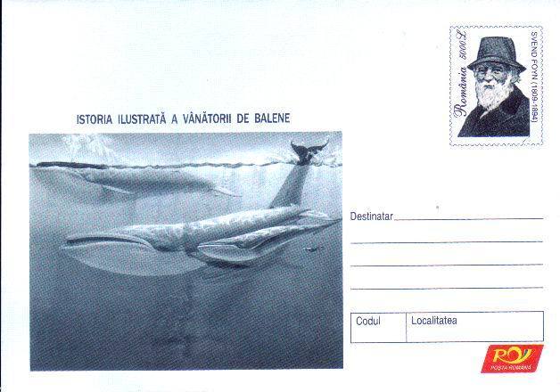 Whales, Whaling Stationery. Covers, Romania, 2004 - Baleines