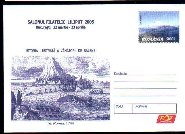 Whales, Whaling Stationery. Covers, Romania, 2005 - Baleines