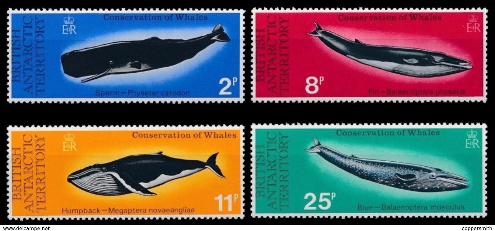 (012) BAT  Marine Life / Vie / Whales / Baleines / Wale  ** / Mnh  Michel 64-67 - Sonstige & Ohne Zuordnung