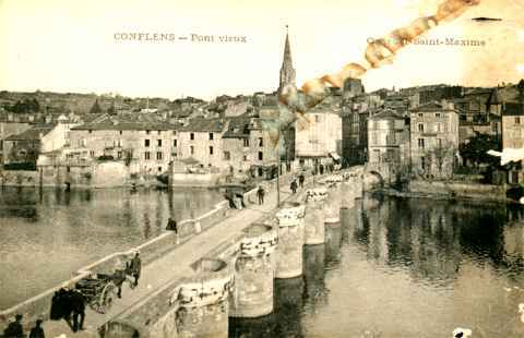 CONFLENS ( CONFOLENS ) PONT VIEUX QUARTIER SAINT MAXIME - Confolens