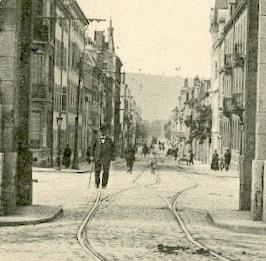 NANCY - La Rue De Metz Et La Porte Desilles - Nancy