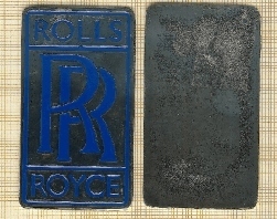 ROLLS ROYCE RR - Emblem Blau, -fabrikneu- Siehe Bild - Sonstige & Ohne Zuordnung