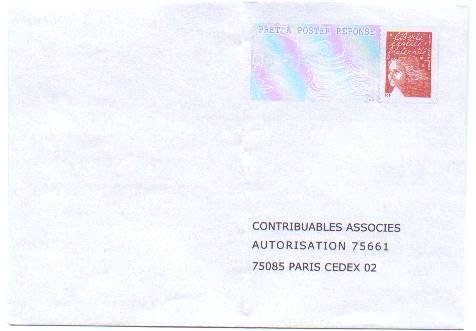 PAP Réponse Contribuables Associés - Neuf - 0312169 - Prêts-à-poster: Réponse /Luquet