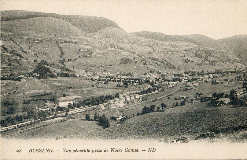 88 - BUSSANG. Vue Générale Prise De Notre Goutte. - Bussang