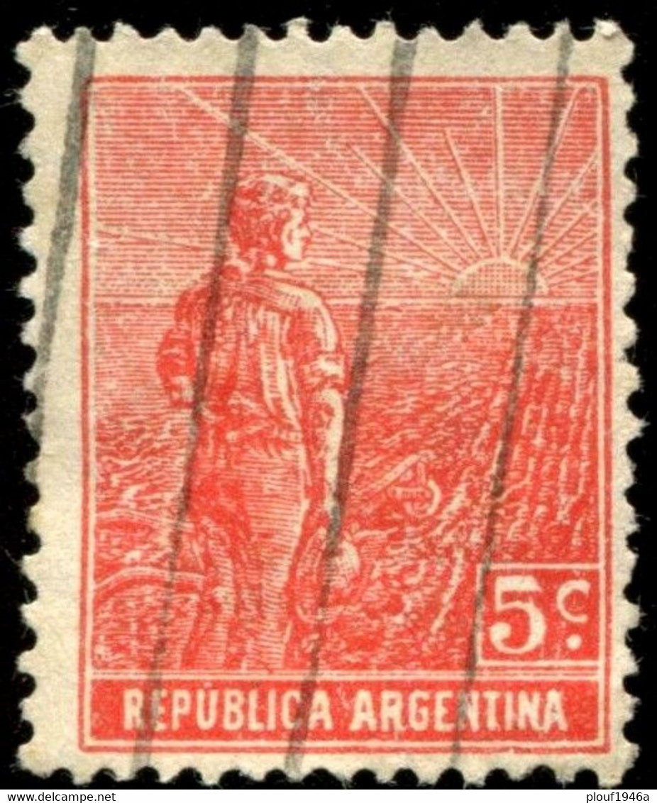 Pays :  43,1 (Argentine)      Yvert Et Tellier N° :    182 (A) (o) - Used Stamps