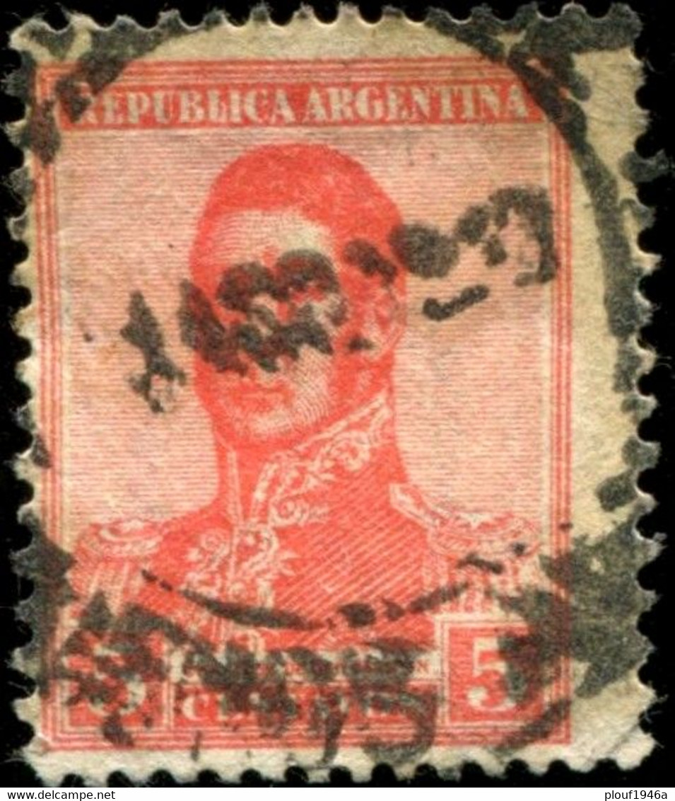 Pays :  43,1 (Argentine)      Yvert Et Tellier N° :    217 (A) (o) - Used Stamps
