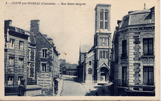 CONDE SUR NOIREAU RUE ST JACQUES - Orbec