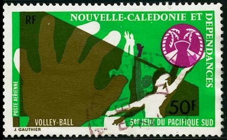 Nouvelle Calédonie-O (Y/T No, PA-167 - Volley Ball) (o) - Used Stamps