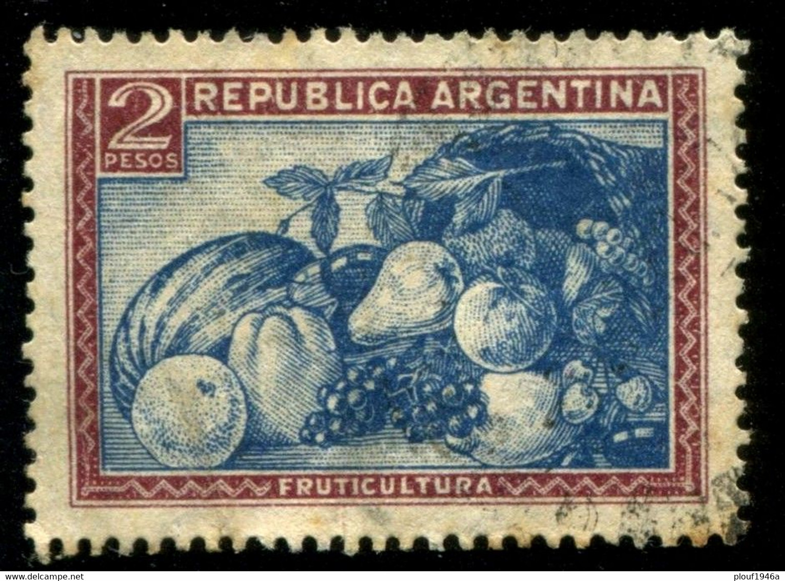 Pays :  43,1 (Argentine)      Yvert Et Tellier N° :    381 (o) - Usados