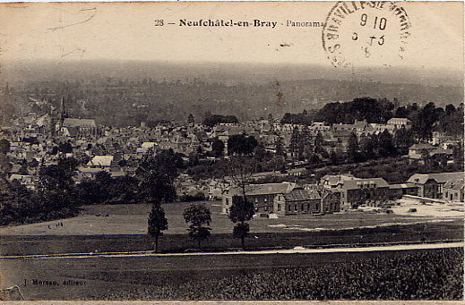 NEUFCHATEL 1919  PANORAMA - Neufchâtel En Bray