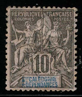 Nouvelle Calédonie-O (Y/T No,  45) (o) - Used Stamps