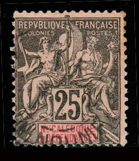 Nouvelle Calédonie-O (Y/T No,  48) (o) - Used Stamps