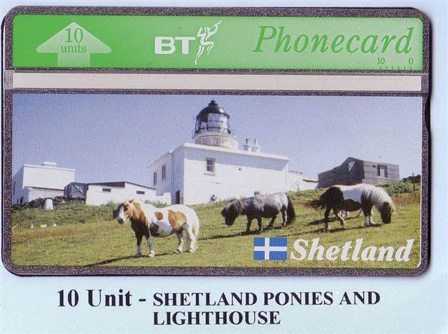 SHETLAND Set Of 5. Mint Cards Only 3.000 Ex * Lighthouse Phare Pony Horse Cheval Puffin Macareux Otter Loutre De Mer - Autres - Europe