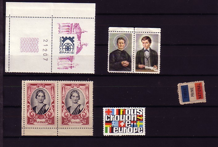 EXPOSITION PHILATELIQUE INTERNATIONALE ET ARPHILA PARIS 75 LOT 4 - Timbres De Distributeurs [ATM]