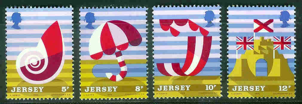 JERSEY 1975 MNH Stamp(s) Tourism 119-122 #4226 - Other & Unclassified