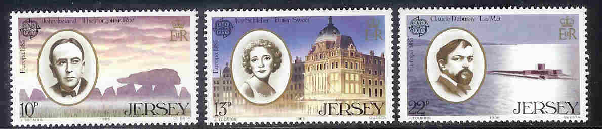 JERSEY 1985 MNH Stamp(s) Europa 347-349 #4270 - 1985