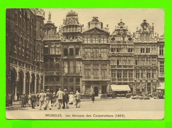 BRUXELLEX, BELGIQUE - LES MAISONS DES CORPORATIONS (1695) - ANIMÉE - EXPO 1935 - - Bossen, Parken, Tuinen