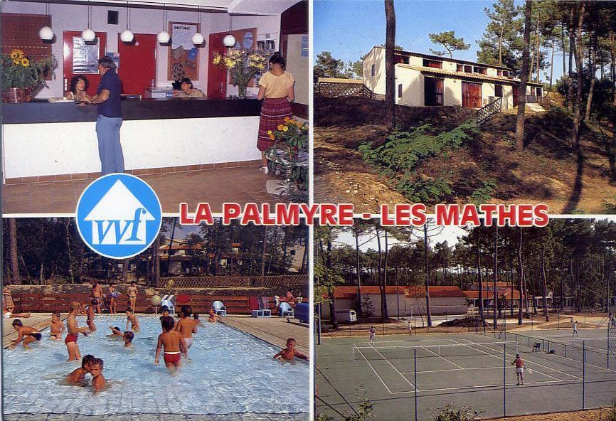 Près Royan--LA PALMYRE-LES MATHES---1988---Village VVF(piscine, Tennis) Par Artaud - Les Mathes