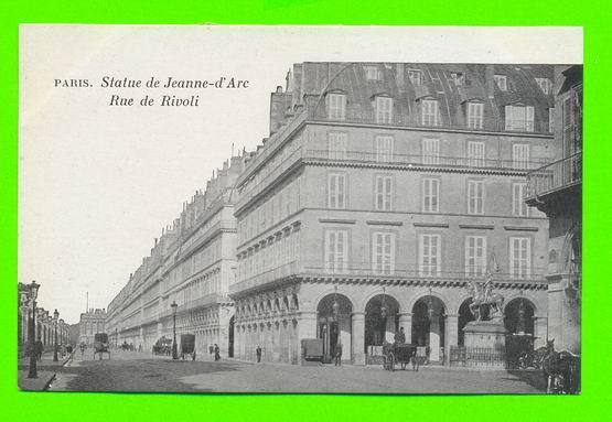 PARIS - STATUE DE JEANNE-D´ARC, RUE DE RIVOLI - ANIMÉE - Reproduction - - Andere Monumenten, Gebouwen