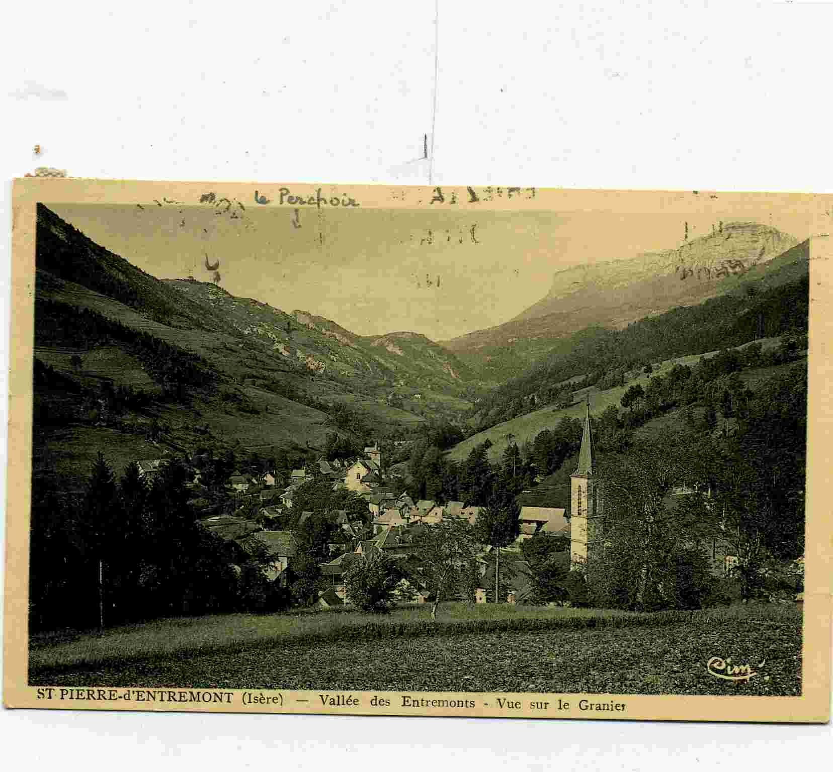 38 - ST PIERRE D´entremont - VALL2E DES ENTREMONTS VUE SUR LE GRANIER - CIM1939 - Saint-Pierre-d'Entremont