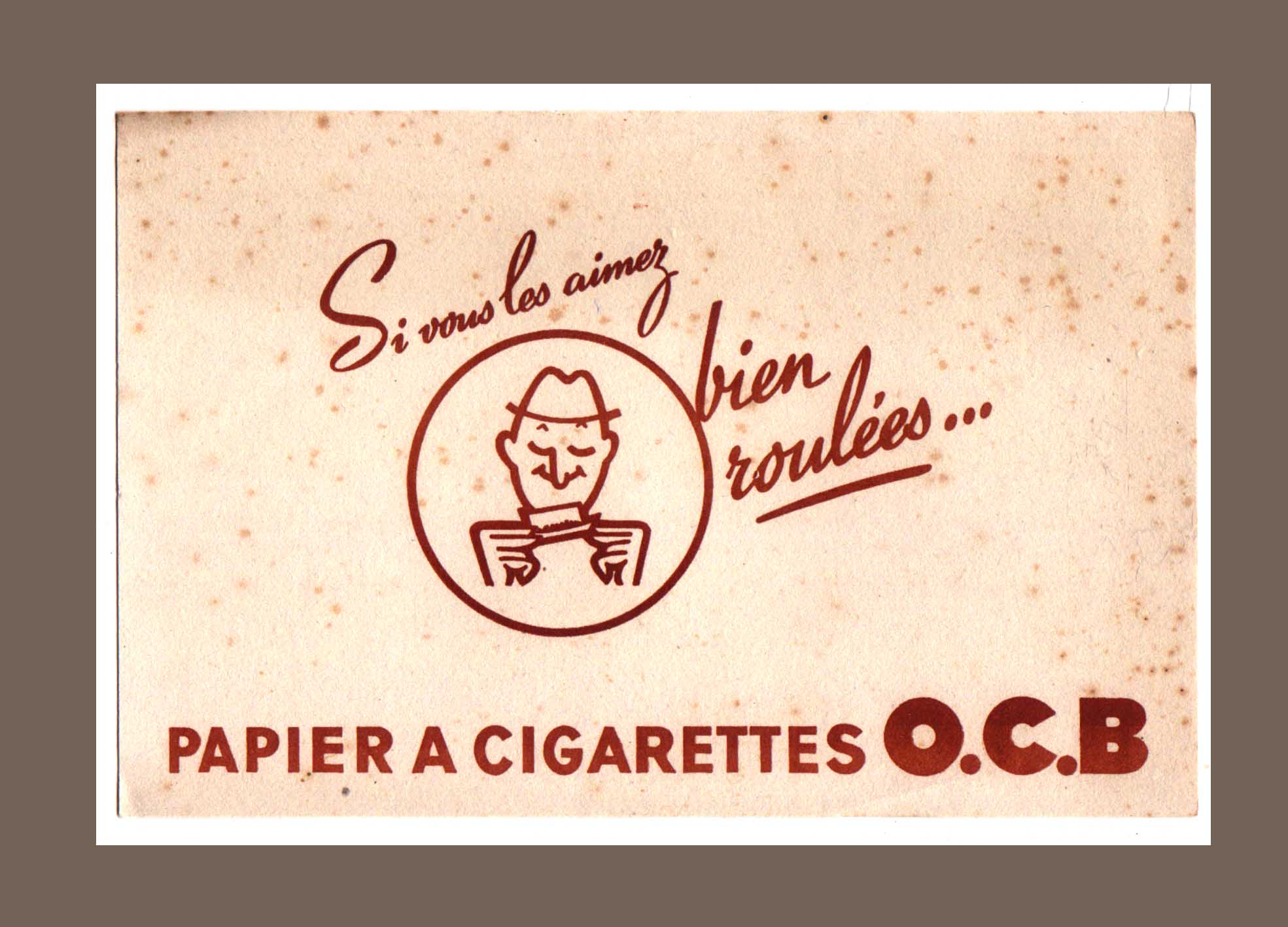 PAPIER A CIGARETTES O.C.B. - Tabak