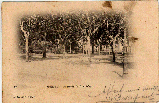 CPA-ALGERIE-MEDEAH-PLACE DE LA REPUBLIQUE- - Médéa