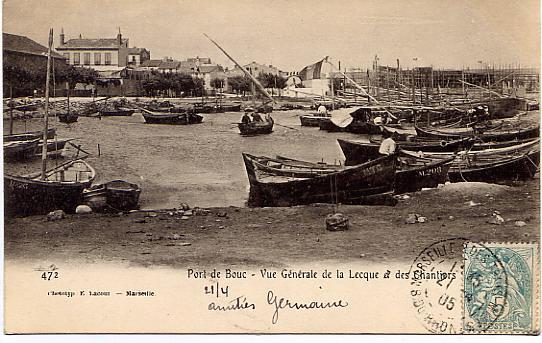 Port De Bouc Vue Des Chantiers - Martigues