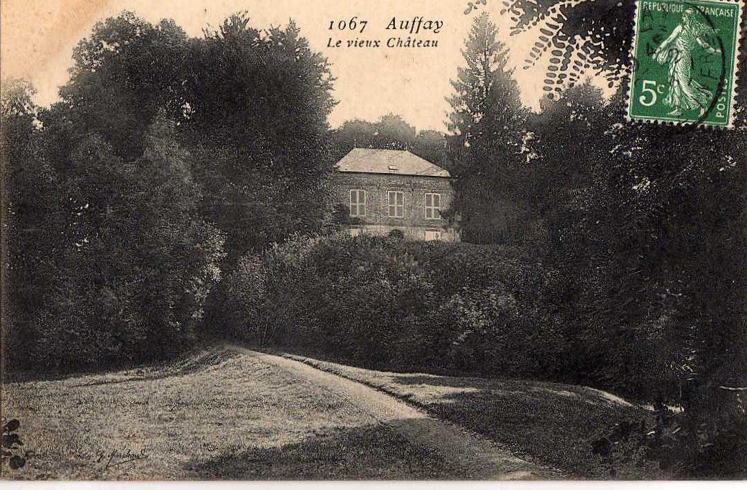 76 AUFFAY Chateau, Vieux Chateau, Ed Marchand 1067, 1908 - Auffay