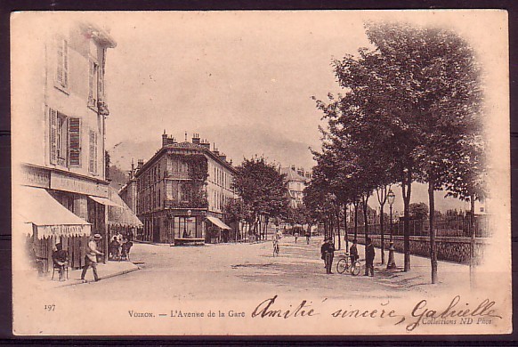 ISERE - Voiron - L'avenue De La Gare - Voiron