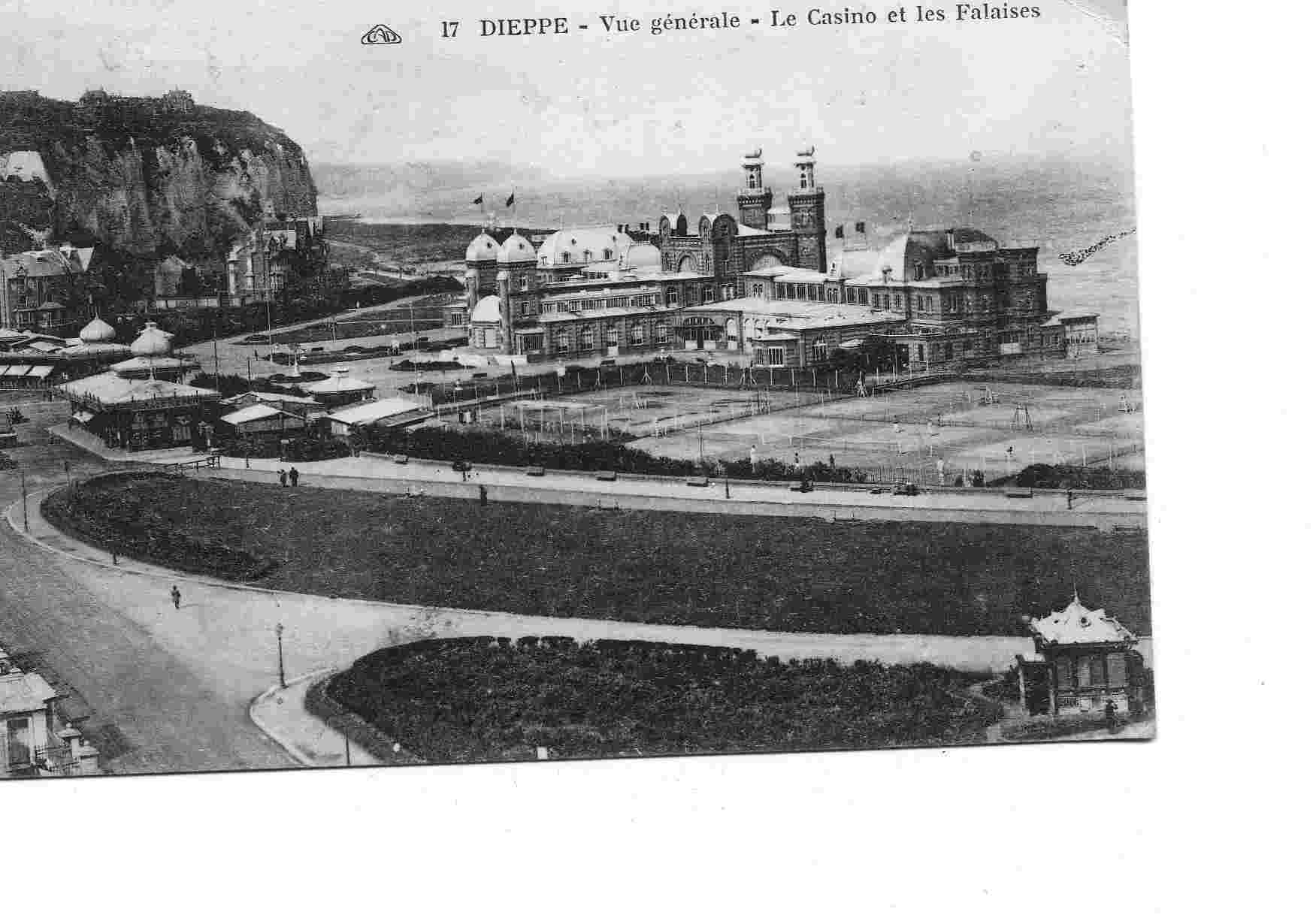 76 - DIEPPE - L´ANCIEN CASINO Et Le Bord De Mer N°17 (cap)-1925 - Casino
