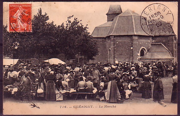 NIEVRE - Guerigny - Le Marché - Guerigny