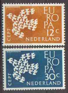 CEPT / Europa 1961 Pays Bas N° 738 Et 739 ** - 1961