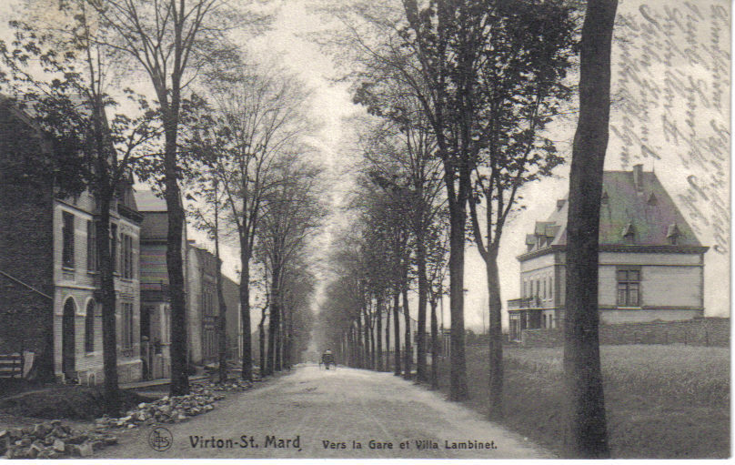 VIRTON - ST. MARD    Vers La Gare Et Villa Lambinet   Feldpost - Virton