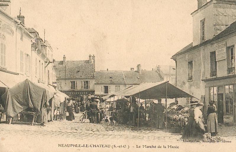 78 - NAUPHLE LE CHATEAU. Le Marché De La Marée. - Neauphle Le Chateau