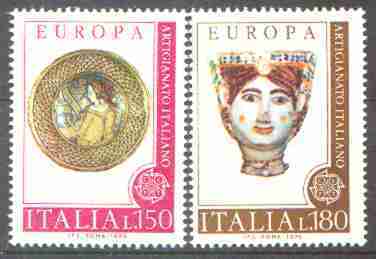 CEPT / Europa 1976 Italie N° 1262 & 1263 ** L´artisanat - 1976