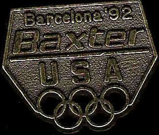 JEUX OLYMPIQUE  BARCELONE 92 BAXTER USA - SPAIN - ESPAGNE - OLYMPICS GAMES - ETATS UNIS AMERIQUE - ANNEAUX - Jeux Olympiques