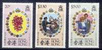 Lady Diana Hong Kong 1981 Yvertn° 366-68 *** MNH Cote 22 FF - Unused Stamps