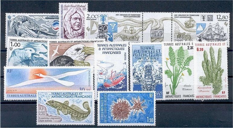 FRENCH ANTARCTIC TERRITORIES, GROUP ONLY NEVER HINGED **! - Collections, Lots & Séries