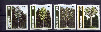 New-Zealand Nouvelle-Zelande 1989 Yvertn° 1034-37 *** MNH Cote 8,50 Euro Flore Arbres Bomen Trees - Unused Stamps