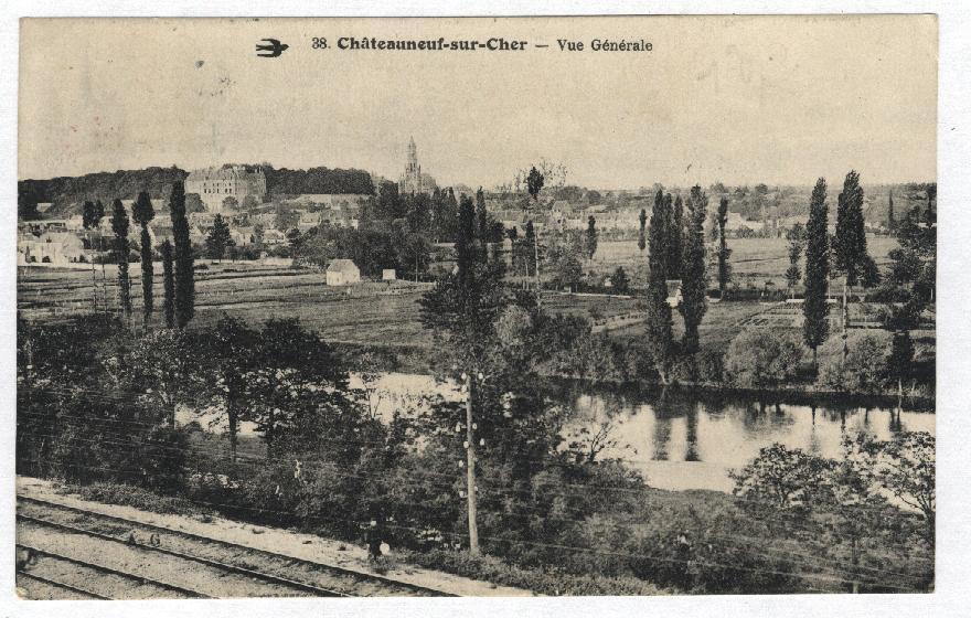CHATEAUNEUF-sur-CHER  --  Vue Générale - Chateauneuf Sur Cher